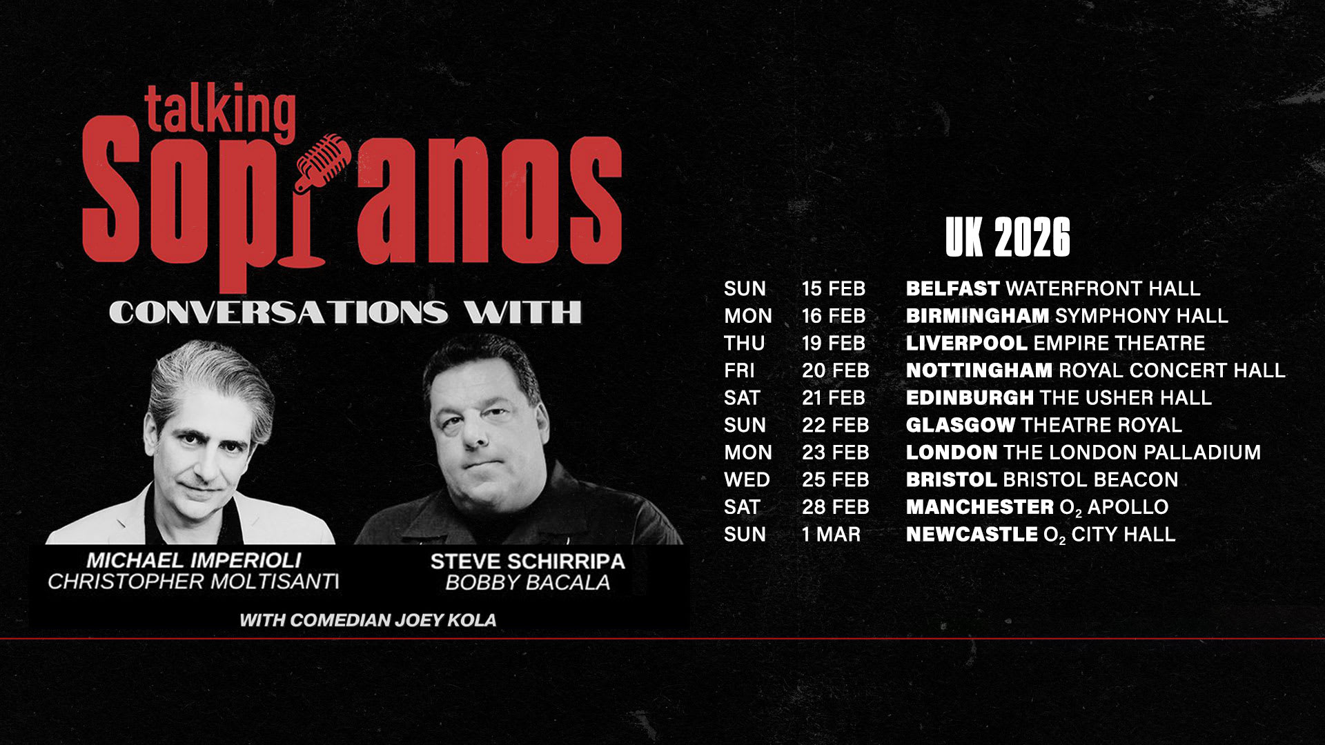 Talking Sopranos Tickets Tours Dates Atg Tickets Talking Sopranos Tickets Tours Dates Atg Tickets